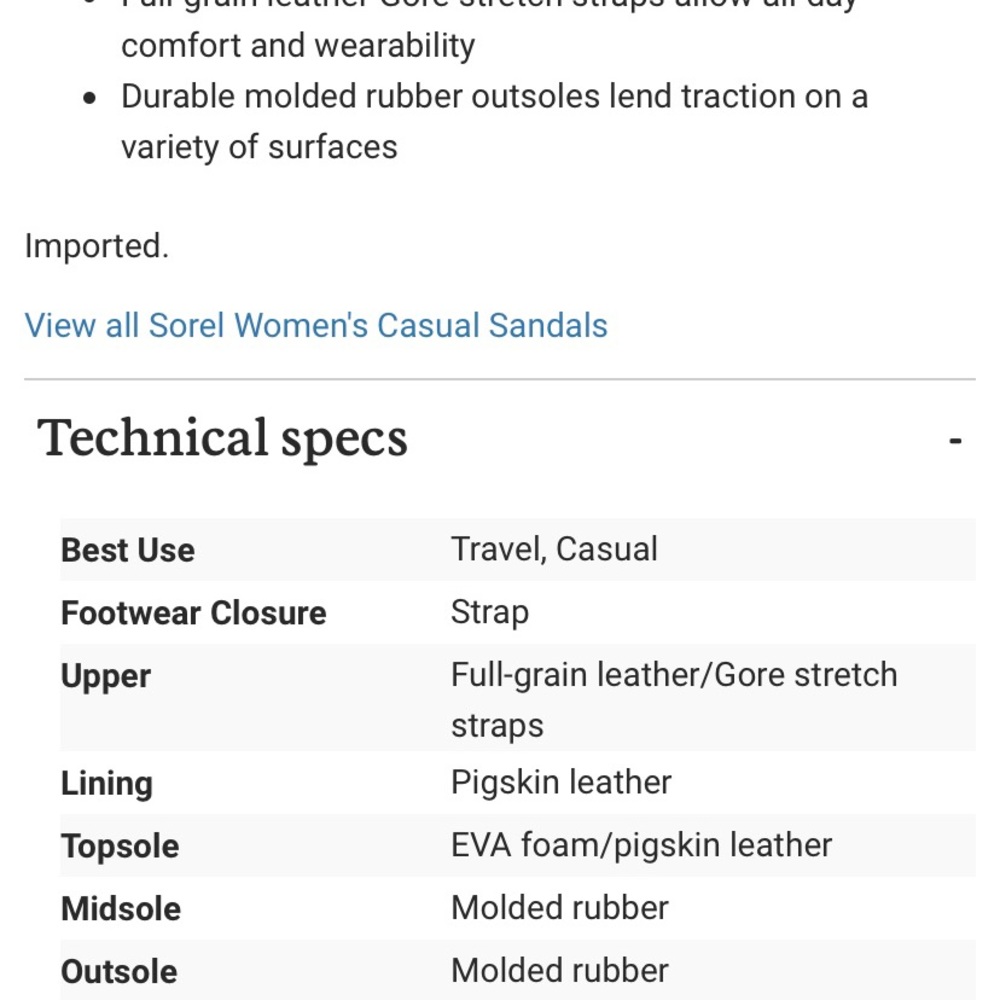 Sorel Ella Sandals in black - Picture 4 of 9